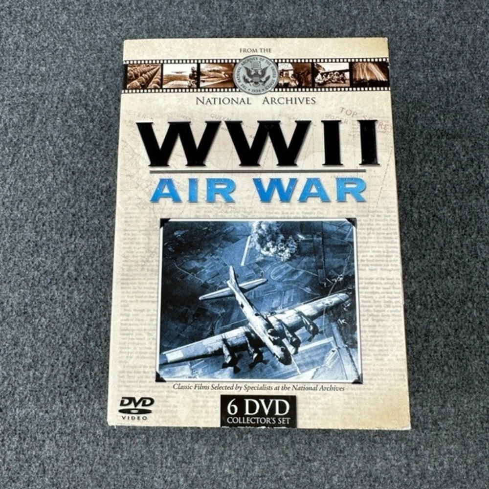 WWII Air War 6 DVD Collectors Set National Archives 11 Films Military History